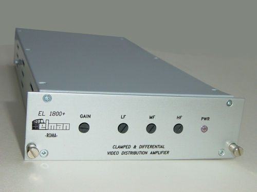 1x6 video distribution amplifier clamped, differential and 3 bands equalized