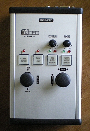 RCU-PTZ - remote control unit for PTZ videocameras