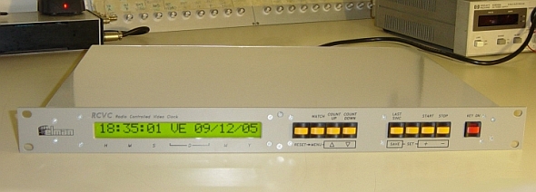 RCVC - PAL radio controlled video clock (DCF 77.5 Khz)