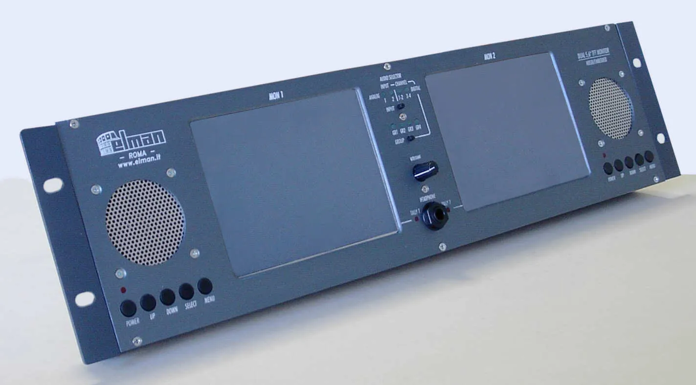 Monitor TFT doppio HD/SDI