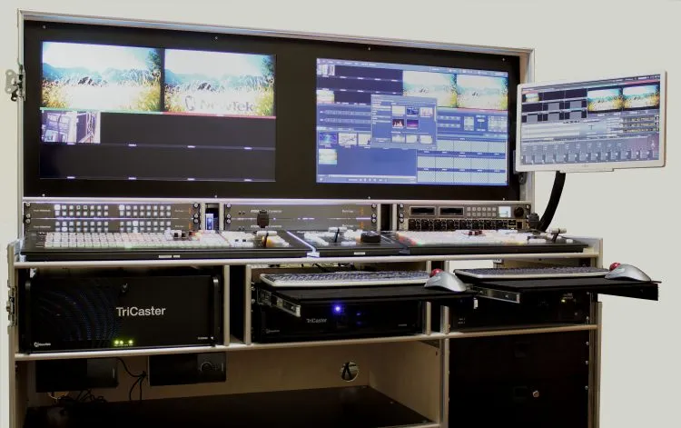 New Sports Mobile Studio - Dual Tricaster Production Setup